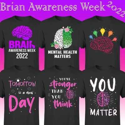 Brain Awareness Week 2022 You are Stronger Than You Think Herren T-Shirt
