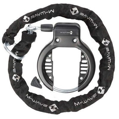 Bicycle Frame Lock with Chain, Secure, 63mm Pass Width, 150cm Chain,...