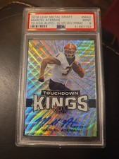 2018 Leaf Metal Draft Touchdown Kings Wave Marcell Ateman Rookie Auto PSA 9