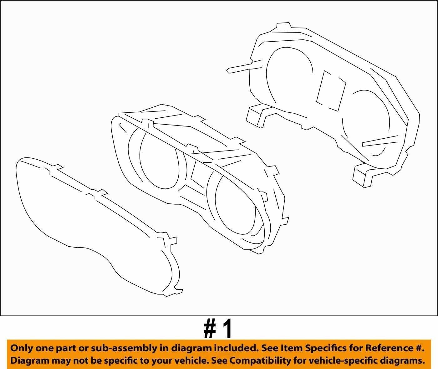 2012 Impreza OE Speedometer Gauge Cluster 115K Miles Subaru