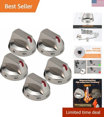 DG64-00473A High - Strength Steel Stove Knobs Replacement for SAM-Sung Gas Ra...