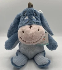 DISNEY Baby EEYORE Jingle Rattle Crinkle 8" Plush Toy