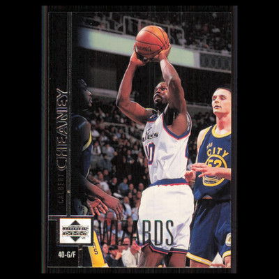 Calbert Cheaney #132 1997 Upper Deck Washington Wizards Basketball Card NBA NM