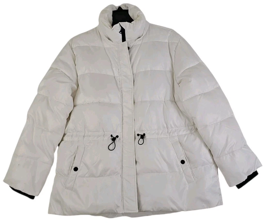 EXPRESS ~Men's Size M~ White Snow Puffer Watetproof & Warm Coat Zip-Up Jacket.
Opens in a new window