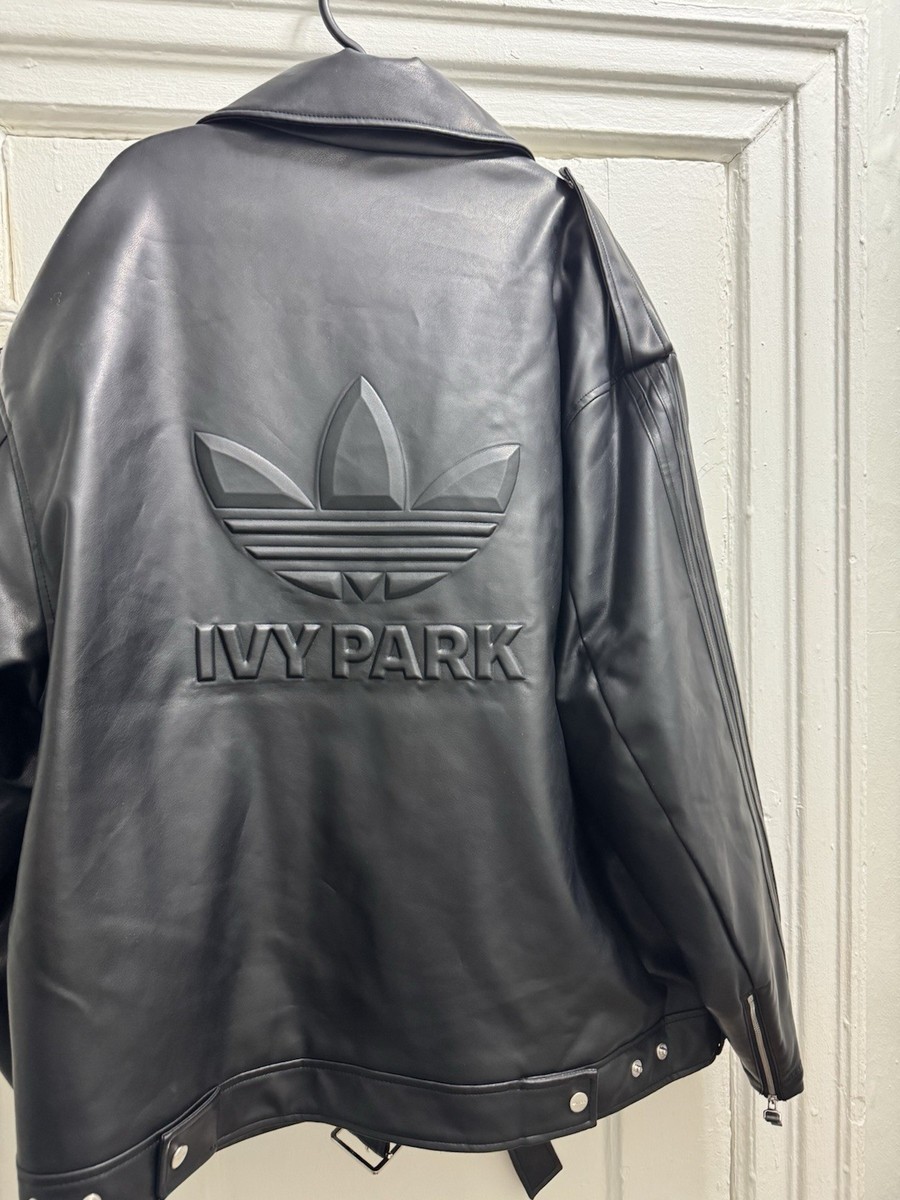 adidas Ivy Park Moto Tour Jacket Unisex Black | eBay