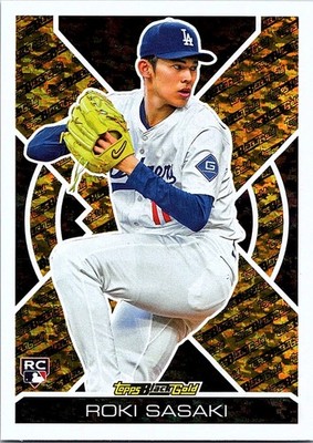 定価8800 KD KINGDOM 40 POST CARDS 2025 Topps Update #BG-24 Roki Sasaki Topps Black Gold | eBay