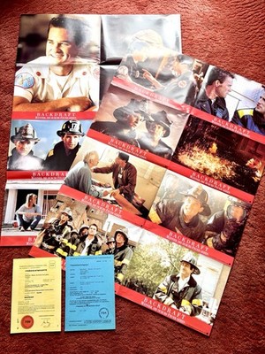 Backdraft Aushangfotos 14 Stck. Inkl 2x 30x42cm, Kurt Russell, Donald Sutherland