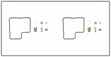 2x Carb Repair Kit for Honda VT 500 C Shadow 1983-1986