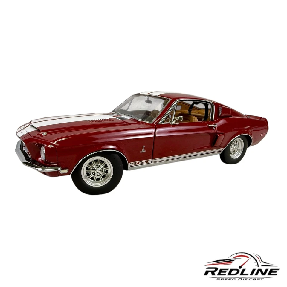 🐎🐎Exact Detail 1968 Shelby GT 500 Mustang Wimbledon RED 1:18 B3🐎🐎 - Image 2 of 4