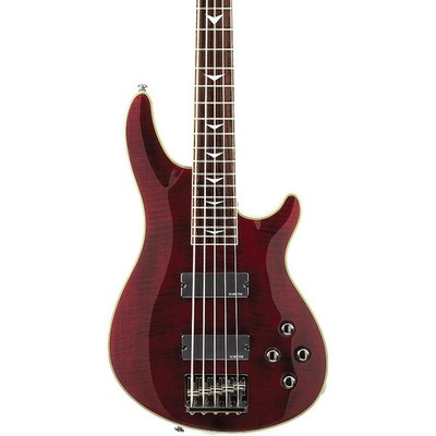 Schecter Guitar Research Omen Extreme5 5String Bass Guitar Black Cherry
