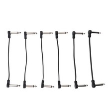 Guitar Effect Pedal Cable Guitar Patch Cable 6 Pcs For Amplifiers