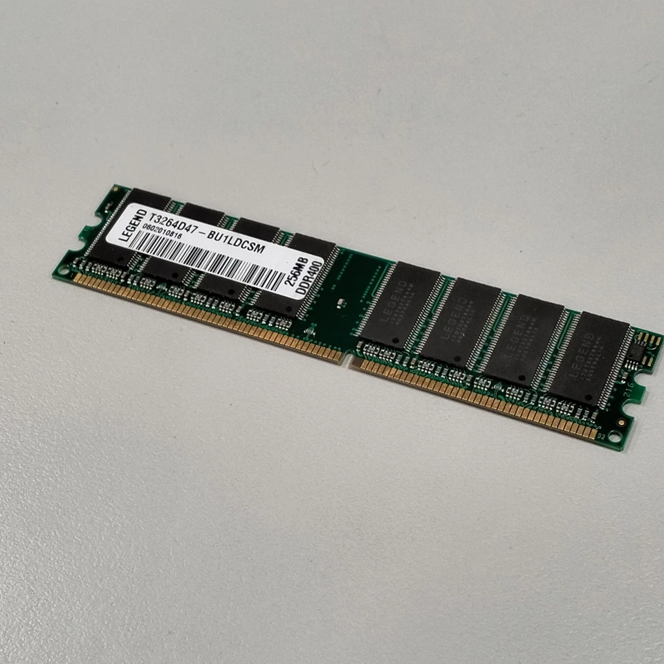 Legend 256MB DDR1 RAM PC-3200 400MHz CL3 2.6V non-ECC DIMM T3264D47-BU1LDCSM - Image 4 of 4