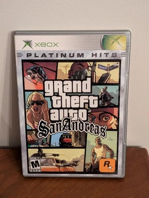 Grand Theft Auto: San Andreas (Xbox, 2005) Complete Tested Working - Image 1 of 4