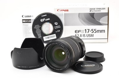 [Fast neuwertig mit Box Hood] Canon EF-S 17-55mm f/2.8 IS USM Zoomobjektiv...