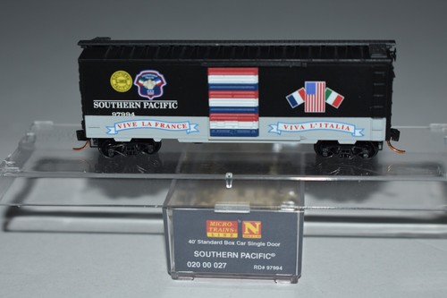 Carro de carga de una sola puerta escala N MTL 02000027 Southern Pacific 40' 97994 C58371 | Condition: Used