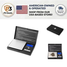 Compact Pocket Scale with LCD Display - Perfect for Jewelry and Food Weighing