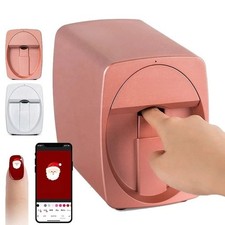 New 10W Portable Nail Printer Mobile APP DIY Nail Art Printing Machine Home Use