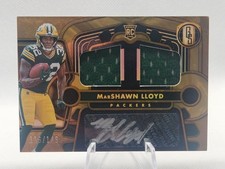 MARSHAWN LLOYD 2024 PANINI GOLD STANDARD FOOTBALL /149 AUTO DUAL JERSEY RC