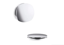 Kohler K-T37391-CP Pureflo Bath Drain Trim, Basic Rotary, Polished Chrome