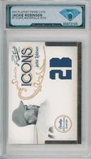 2011 Playoff Prime Cuts JACKIE ROBINSON #1 Icons 2B Patch /25 💎 DSG 9 Mint