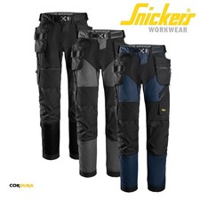 Image of Snickers 6902 FlexiWork Ripstop Work Trousers Kneepad Holster Pockets All Colour