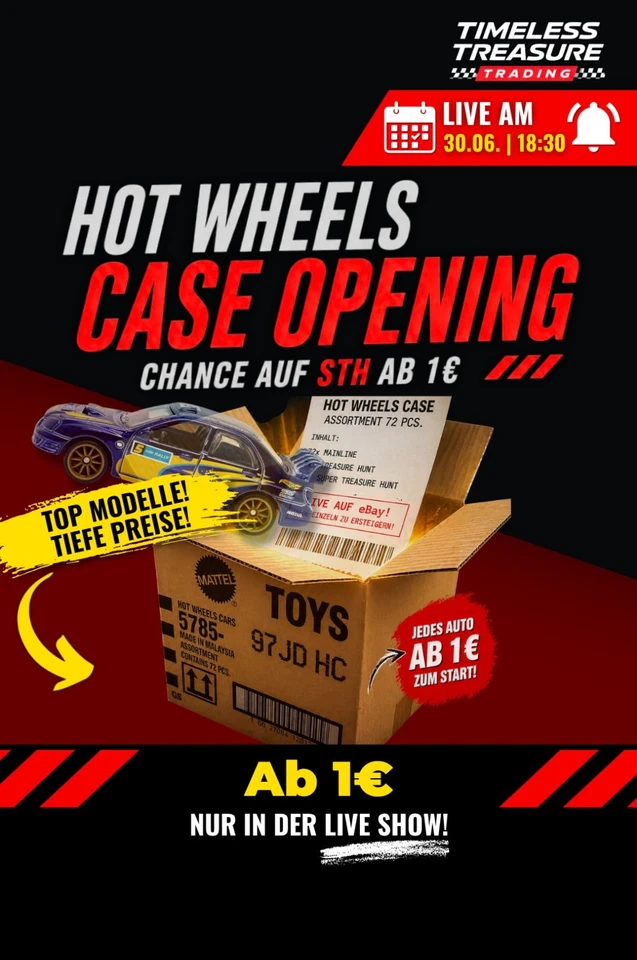 Hot Wheels J-Case Unboxing - Mini GT, Pop Race, Kaido 🔥Live AB 1€💥#14