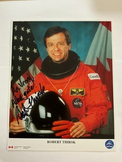 Hand signed autograph Robert Thirsk astronaut 1