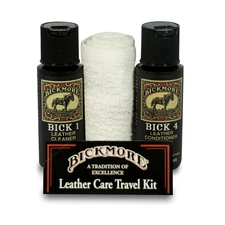 Leather Shoe & Boot Travel Care Kit- Repairs, Polishes and Shines Leather Goo...