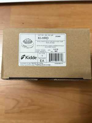Kidde KI-HRD Intelligent Fixed Temperature/Rate of Rise Heat Detector