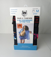 Pair of Thieves Men  s M Medium Boxer Briefs 3 Pack 31"-33" 4 Way Performance