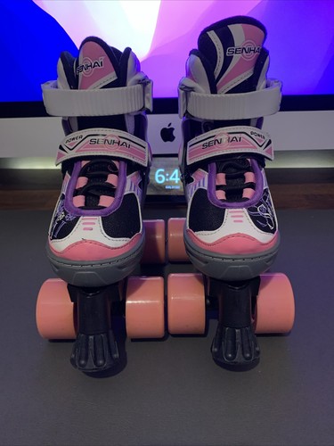 Patines Cuádruples Ajustables Osprey Ajuste Deslizante Ruedas 32mm Tamaño Uk Junior 29-32 - Imagen 10 de 10