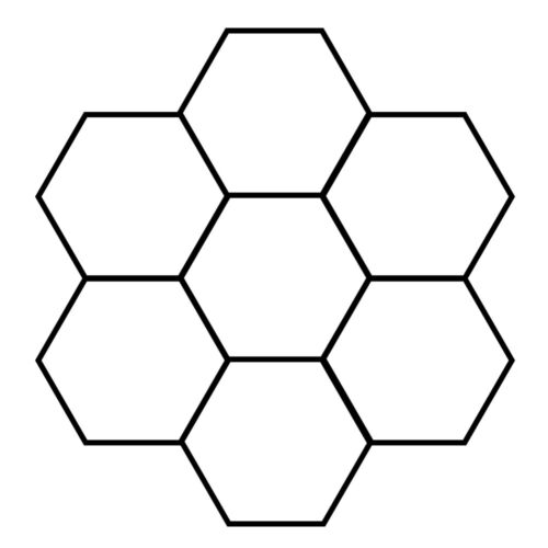 7X Hexagon LED Lampe Röhren Werkstatt Garage Decken Leuchte Waben Beleuchtung - Bild 22 von 23