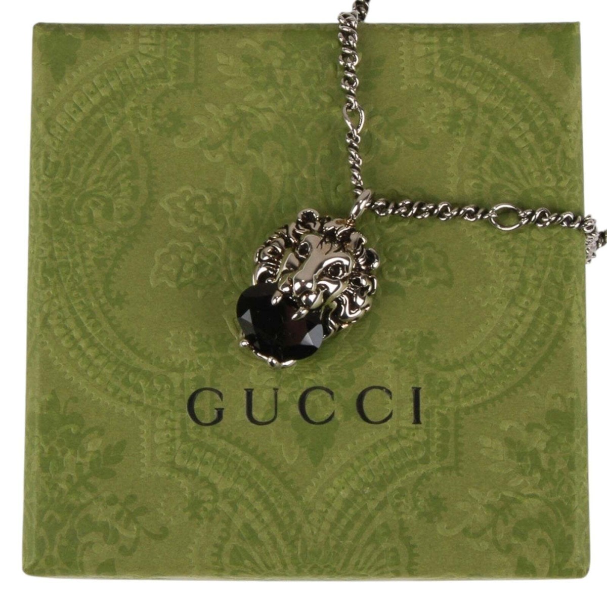累積売上総額第１位【GUCCI★グッチ】LION HEAD MOTIF NECKLACE Authentic Gucci Lion Head Motif Brass necklace | eBay