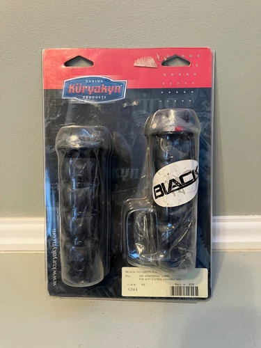 Kuryakyn 6344 Black ISO Grips Sport Bikes 7/8 Handlebars Hon, Kaw, Yam, Suz