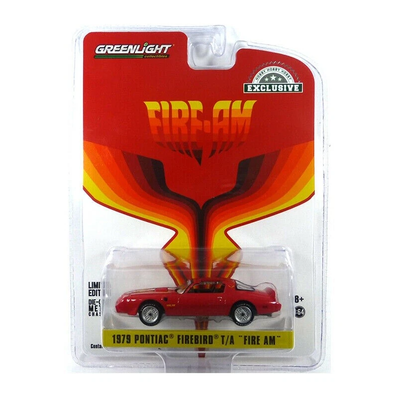 Pontiac Firebird Fire Am 1979, rojo con capucha Bird - Greenlight GL30147 1/64 Foto 2 de 2