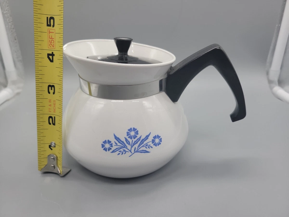 Corning Ware Drip Coffee or Tea Maker Pot Cornflower (2Qt - 8 Cups) – Main  Street Estate Sales