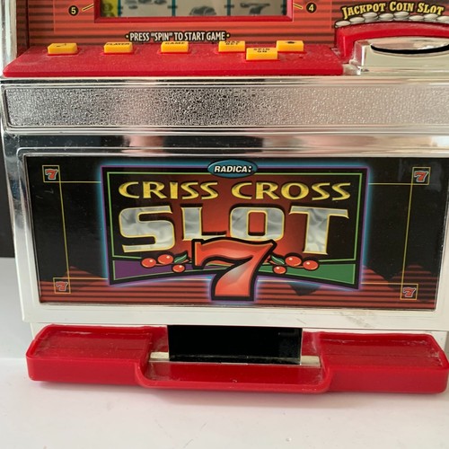 RADICA Criss Cross Tabletop ELECTRONIC CASINO SPIELAUTOMAT 1990er - Bild 4 von 11
