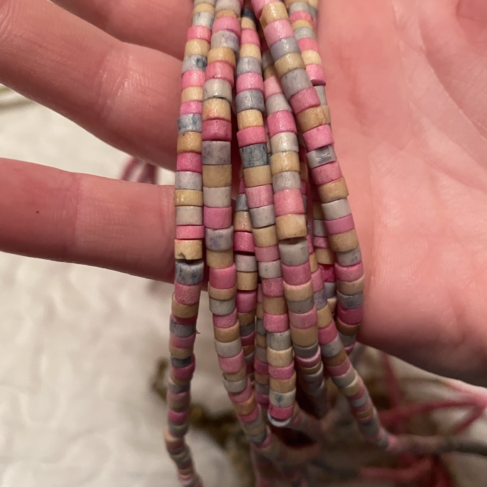 Multi Strand Beaded Statement Costume Necklace Pi… - image 11