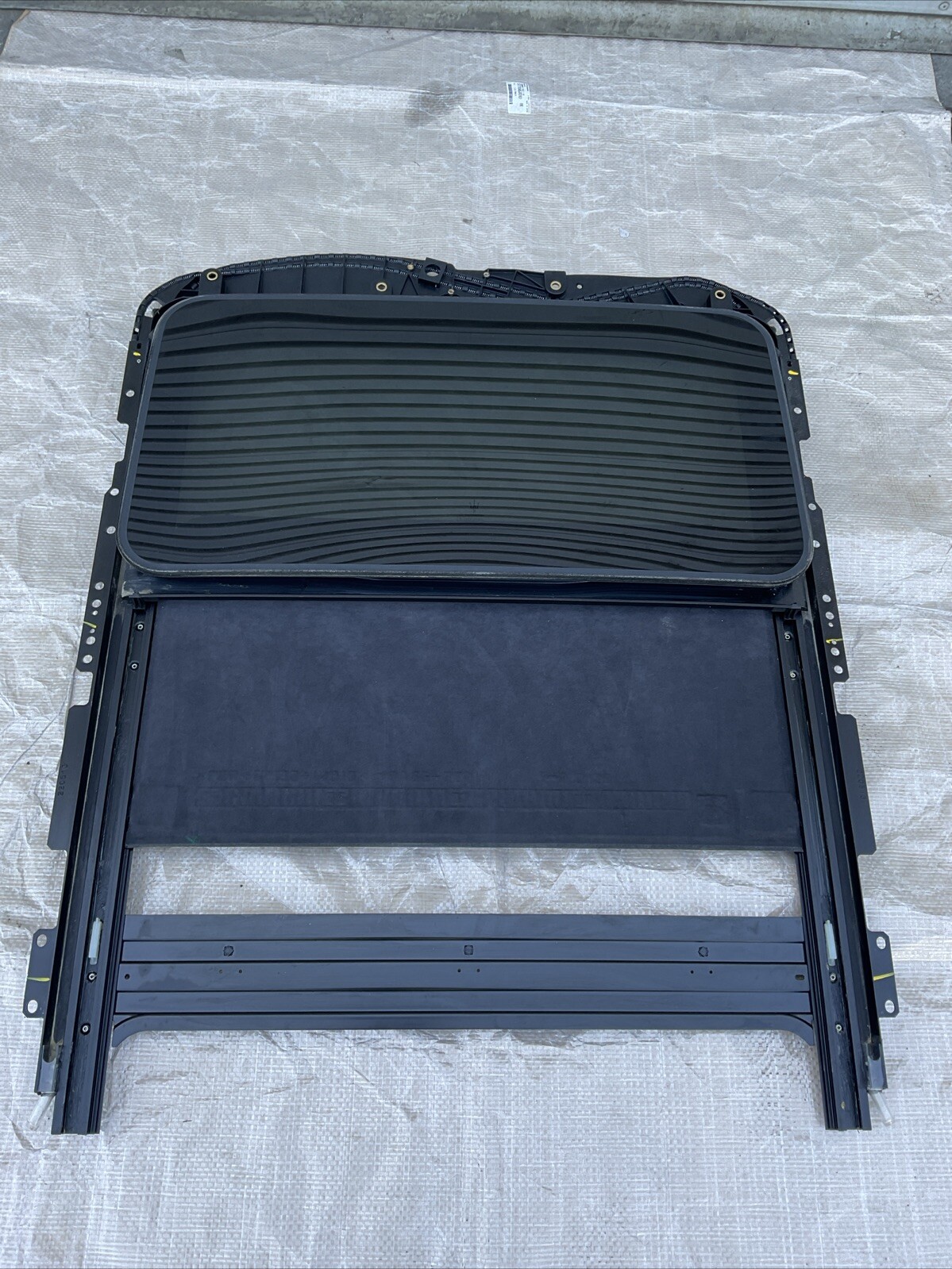 13-21 MASERATI QUATTROPORTE M156 SUNROOF GLASS WINDOW W/TRACK SUNSHADE OEM #2