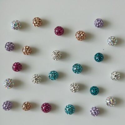 Piercing Kugel Schraub Ersatzkugel Ball Multi Kristall Gel Epoxy Ferido Zirkonia