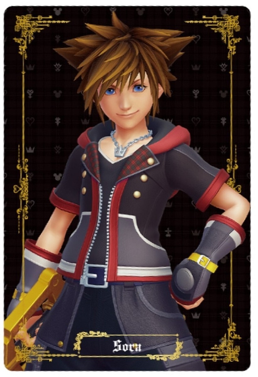 Kingdom Hearts 20th Anniv. Trading Card W#1 Sora BANDAI