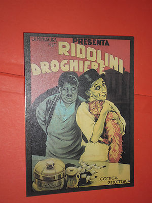 COLLECTIBLE POSTCARD RIDOLINI the king of laughter No. 5/9 - edition the old