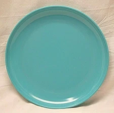 Classic Turquoise Blue Dinner Plate Plastic Tableware Camping Picnic Party
