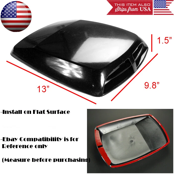 Универсальная декоративная вентиляционная решетка воздухозаборника капота воздухозаборника для BMW Mini - Изображение 4 из 4