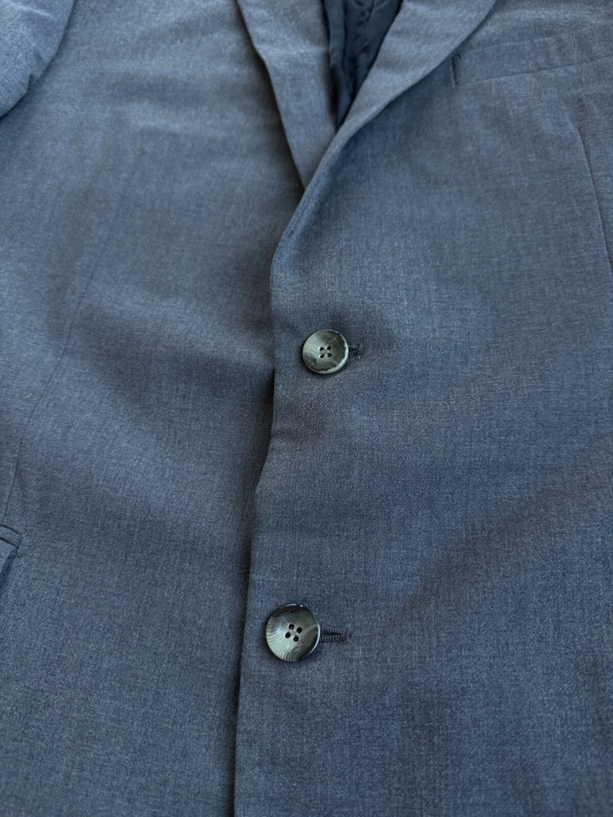 LOUIS VUITTON（LV） Louis Vuitton tuta uomo grigio lusso classico lana 2 pezzi Taglia:56