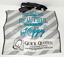 “There Are So Many Beautiful Reasons To Be Happy” Reusable Shopping Bag w/Handle