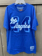 NWT Mitchell & Ness Los Angeles Lakers NBA Jerry West Tee TShirt Large