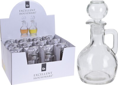 Glas Öl Essiggießer Verband 160ml Gewürzflasche mit Griff & Stopper