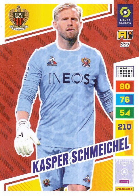 Carte Adrenalyn OGCN Nice Signée CYPRIEN - Ligue 1 - Collection Football