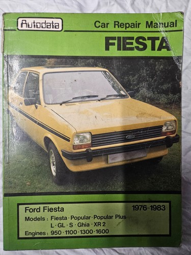 Ford fiesta Mk1 Autodata workshop repair manual 1976-83